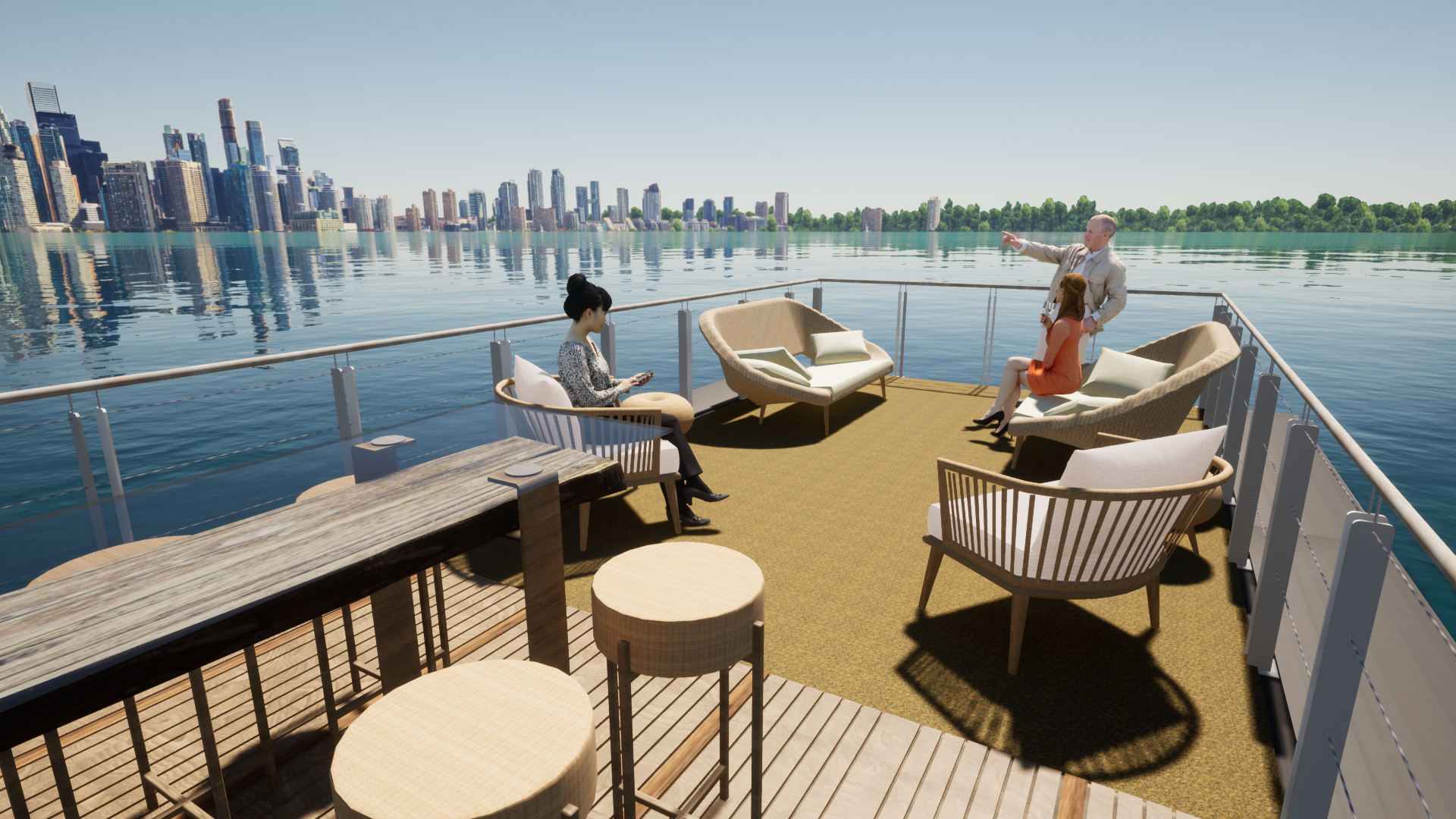 Original 2021 Nautilus Water Suites roof-deck render
